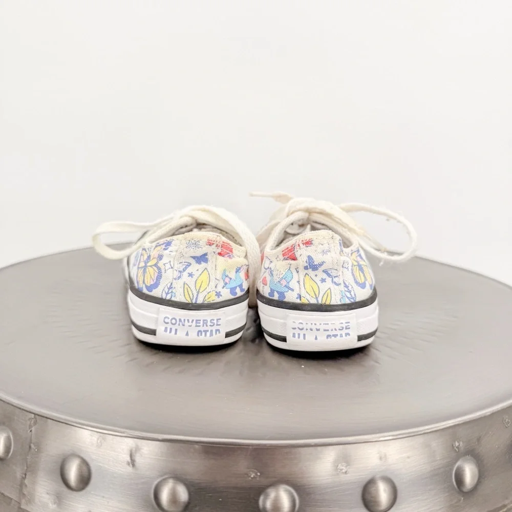 Kids Floral Canvas Sneakers